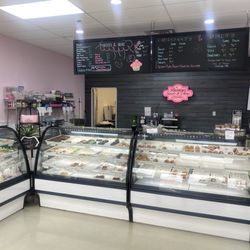 Burney's Sweets & More - Front counter