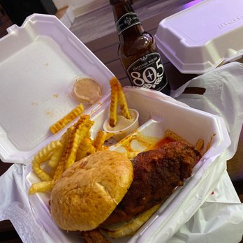Crazy D's Hot Chicken - Chicken sandwich with tender - HOT!!!! - Chicken Shop Near Me - Reno, Nevada Crazy D's Hot Chicken - Chicken sandwich with tender - HOT!!!! - Chicken Shop Near Me - Reno, Nevada