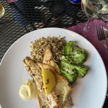 The Falls Landing - Trout with lemon herb butter. Very lightly and delicious! - Seafood Near Me - Brevard, North Carolina The Falls Landing - Trout with lemon herb butter. Very lightly and delicious! - Seafood Near Me - Brevard, North Carolina