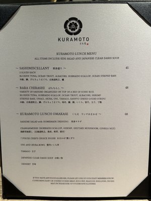 Menu photo 8 Kuramoto Tustin, CA