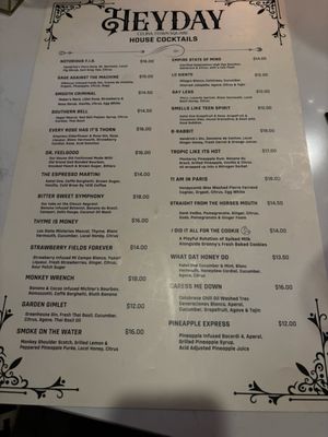Menu photo 7 Heyday Celina, TX