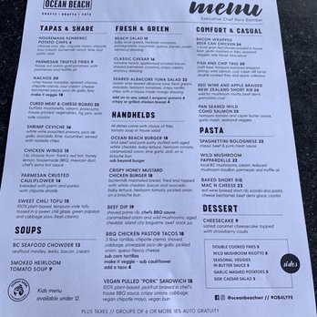 The Ocean Beach Crafts, Drafts & Eats - Bars Near Me - White Rock, British Columbia