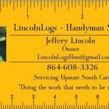 Lincolnlogs Handyman Services - Business Card for LincolnLogs Handyman Services - Handyman Near Me