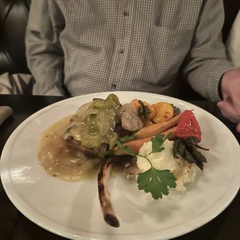 Caruso's - Veal Chop special. Expensive but very good! - Italian Near Me - Mooresville, North Carolina