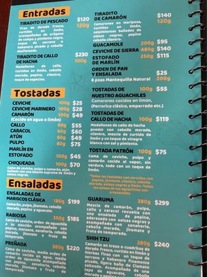 Menu photo 4 el perro marinero Puerto Vallarta, JAL