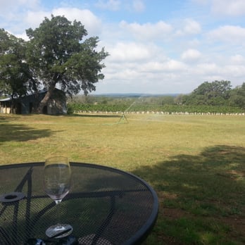 William Chris Vineyards - From the back porch with a nice breeze. - Wineries Near Me - Hye, Texas William Chris Vineyards - From the back porch with a nice breeze. - Wineries Near Me - Hye, Texas