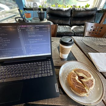 DaCapo Coffee - Breakfast bagel & a latte - Coffee & Tea Near Me - Temperance, Michigan