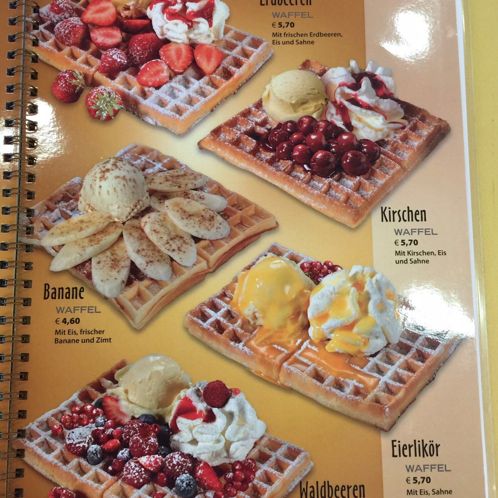 Eiscafé Firenze - Waffle and ice cream variety. - Ice Cream & Frozen Yogurt Near Me - Wuppertal, NW Eiscafé Firenze - Waffle and ice cream variety. - Ice Cream & Frozen Yogurt Near Me - Wuppertal, NW