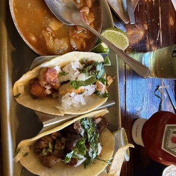Buffalo Grill - Hochatown - 1 chicken 2 brisket tacos - American Near Me - Broken Bow, Oklahoma