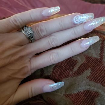Color Nails & Spa - Hand painted roses came out BEAUTIFUL! - Skin Care Near Me - Barstow, California Color Nails & Spa - Hand painted roses came out BEAUTIFUL! - Skin Care Near Me - Barstow, California