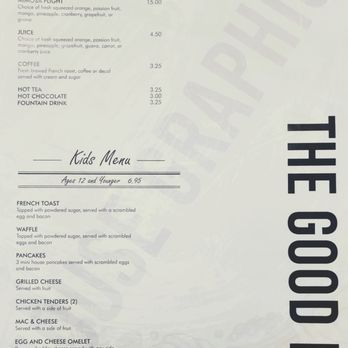 The Good Egg - Third menu page - Breakfast & Brunch Near Me - San Diego, California The Good Egg - Third menu page - Breakfast & Brunch Near Me - San Diego, California