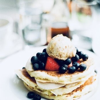 Five Leaves - Ricotta Pancakes - New American Near Me - Brooklyn, New York