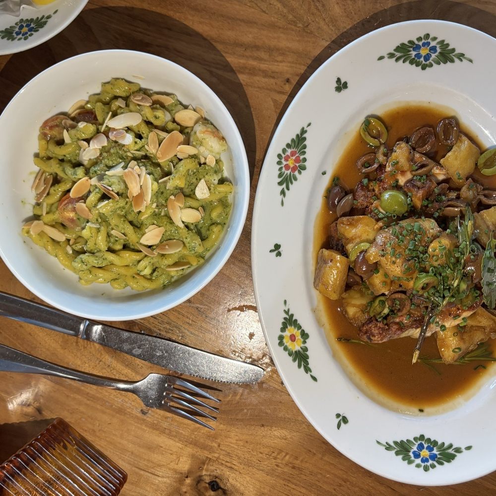 Osteria Morini - Casaracce (left), Chicken Cacciatore (right) - Italian Near Me - Washington, DC, District of Columbia