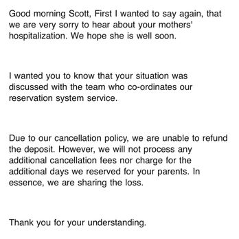 Macdonalds Hudson Bay Resort - Refused to provide a refund to my hospitalized parents with a weeks notice. They "shared" the loss. - Boating Near Me - Bayview, Idaho Macdonalds Hudson Bay Resort - Refused to provide a refund to my hospitalized parents with a weeks notice. They "shared" the loss. - Boating Near Me - Bayview, Idaho
