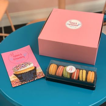 Lil’ Cakes and Creamery - Box of 6 Cupcake and Macarons - Cupcakes Near Me - Gaithersburg, Maryland Lil’ Cakes and Creamery - Box of 6 Cupcake and Macarons - Cupcakes Near Me - Gaithersburg, Maryland