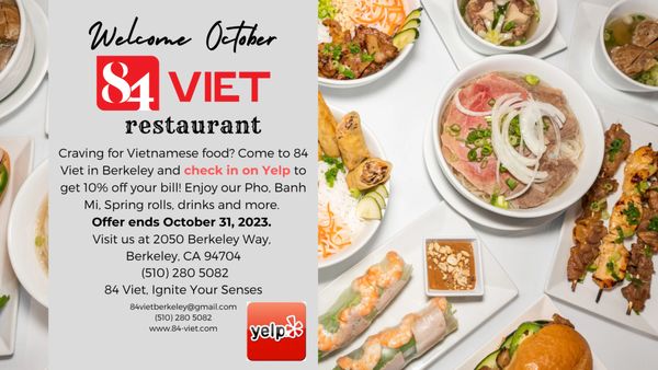 Menu photo 7 84 Viet Berkeley, CA