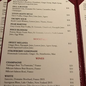 Off The Record - Menu - Bars Near Me - Washington, DC, District of Columbia