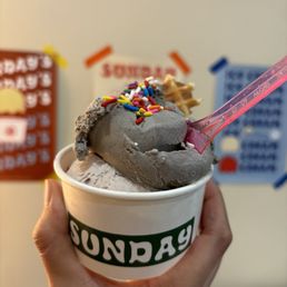 Black Sesame Ice Cream