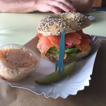 Bob's Bake Shop - Avocado & salmon bagel. - Desserts Near Me - Paris, 75
