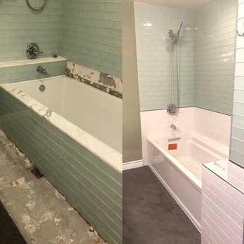 Perfecto Builders - Before and after of a bathroom renovation after discovering an unexpected leak - General Contractors Near Me - Los Angeles, California Perfecto Builders - Before and after of a bathroom renovation after discovering an unexpected leak - General Contractors Near Me - Los Angeles, California
