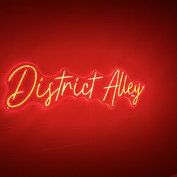 District Alley - The signage