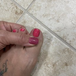 Colors way off. And I told them I wanted them to match. I even said something before I left the salon. But nope they didn't fix it. Colors way off. And I told them I wanted them to match. I even said something before I left the salon. But nope they didn't fix it.