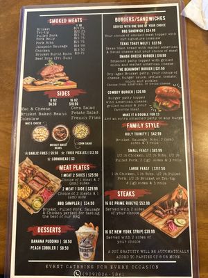 Menu photo 1 Cornerstone BBQ Beaumont, CA Menu photo 1 Cornerstone BBQ Beaumont, CA