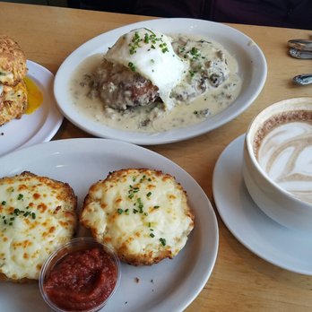 Morsel - Yeah, we shared all of this! Spanish Fly, Biscuits with Sausage gravy, and cheese biscuits. Omfg so bomb! - Coffee & Tea Near Me - Seattle, Washington Morsel - Yeah, we shared all of this! Spanish Fly, Biscuits with Sausage gravy, and cheese biscuits. Omfg so bomb! - Coffee & Tea Near Me - Seattle, Washington