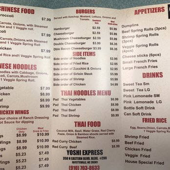 Yoshi Express - Thai Near Me - Fayetteville, North Carolina Yoshi Express - Thai Near Me - Fayetteville, North Carolina