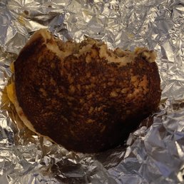 Grilled cheese with extra patty. Grilled cheese with extra patty.