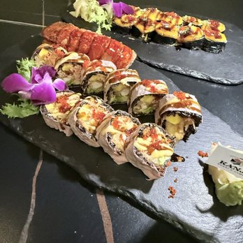 Kanji Sushi & Ramen - Purple Love Lobster Roll and Fireworks Roll - Sushi Bars Near Me - Brandon, Florida Kanji Sushi & Ramen - Purple Love Lobster Roll and Fireworks Roll - Sushi Bars Near Me - Brandon, Florida