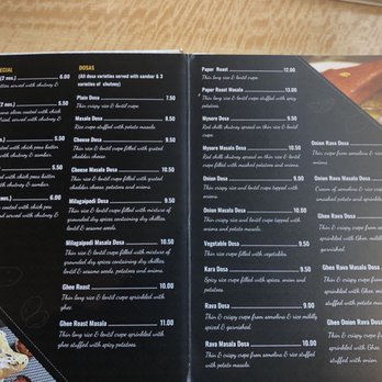 Saravana Bhavan - Saravana Bhavan Menu 3 - Indian Near Me - Edison, New Jersey