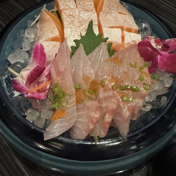 Top Sushi - Salmon Belly (Sashimi) and Sea Bass (Sashimi) - Sushi Bars Near Me - Houston, Texas