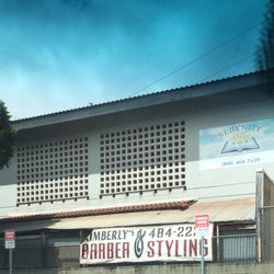 Kimberly's Barber & Hair Styling - Back side of business.