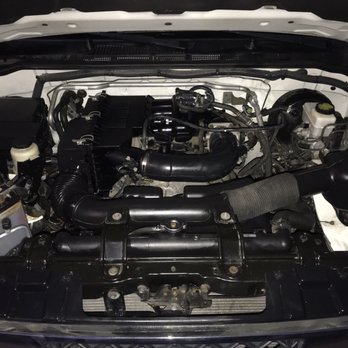 713 Steam - Engine bay after the wash - Auto Detailing Near Me - Houston, Texas