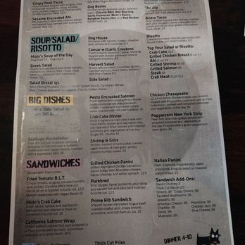 MoJo's - Menu - American Near Me - Salisbury, Maryland
