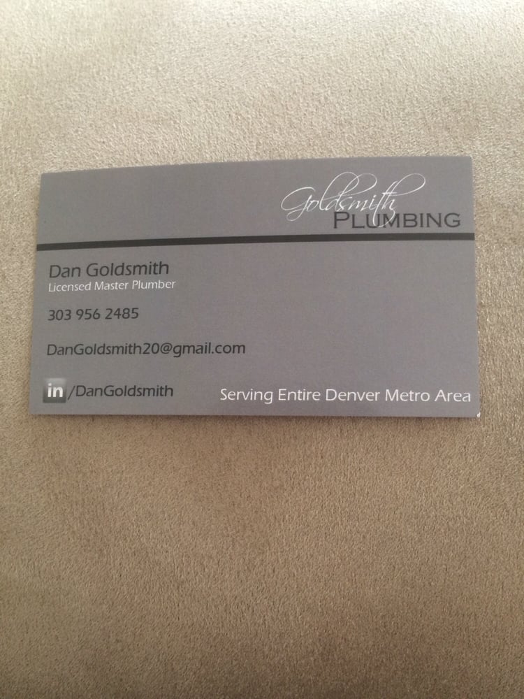 Slide of Goldsmith Plumbing