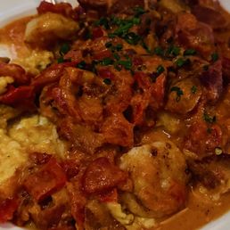 Wood-Grilled Shrimp And Grits Wood-Grilled Shrimp And Grits