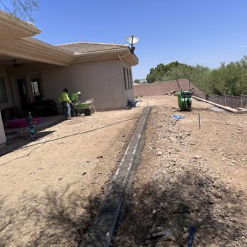 Desert Sage Landscaping - Paver gravel shrubs trees light install - Landscaping Near Me Desert Sage Landscaping - Paver gravel shrubs trees light install - Landscaping Near Me