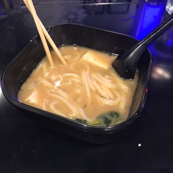 Slice Shabu - Soup bowl at the end of my meal - Japanese Near Me - Fullerton, California