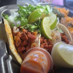 Taqueria Guadalajara - 3 Al pastor taco plate