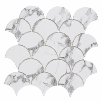 Stittsville Flooring - Fish Skin calacatta mosaic - Flooring Near Me - Ottawa, Ontario