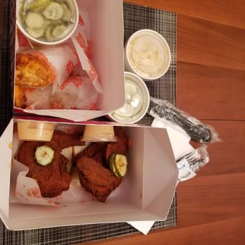 Cluck & Blaze - Half a bird and an off menu burrito, mac and cheese and extra pickles. - Chicken Shop Near Me - Long Beach, California