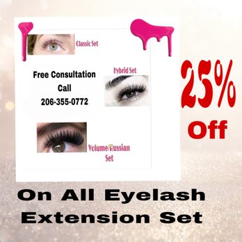 Angel Lashes & Brows - Mention this add and receive your 25% off on your next set of eyelash extensions. - Eyelash Service Near Me - Gig Harbor, Washington Angel Lashes & Brows - Mention this add and receive your 25% off on your next set of eyelash extensions. - Eyelash Service Near Me - Gig Harbor, Washington