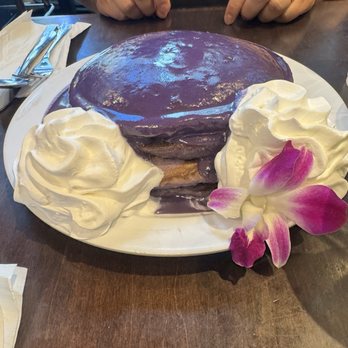 Ludi's Restaurant & Lounge - Ube Pancake stack - American Near Me - Seattle, Washington Ludi's Restaurant & Lounge - Ube Pancake stack - American Near Me - Seattle, Washington