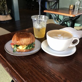 Fount Board and Table - Breakfast sandwich, latte, green tea - Coffee & Tea Near Me - Dallas, Texas