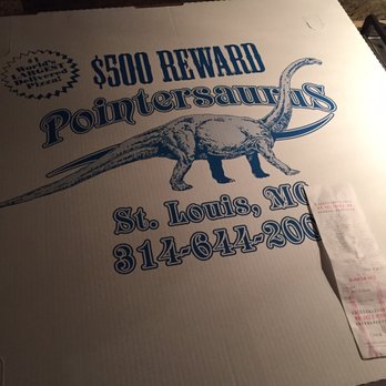 Pointers Pizza - The Pointersaurus Pizza Challenge - Pizza Near Me - Richmond Heights, Missouri Pointers Pizza - The Pointersaurus Pizza Challenge - Pizza Near Me - Richmond Heights, Missouri
