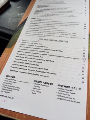 Menu photo 6 Platform Pizza Bar Bray, WW