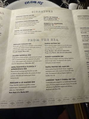 Menu photo 8 CVI.CHE 105 Aventura, FL Menu photo 8 CVI.CHE 105 Aventura, FL