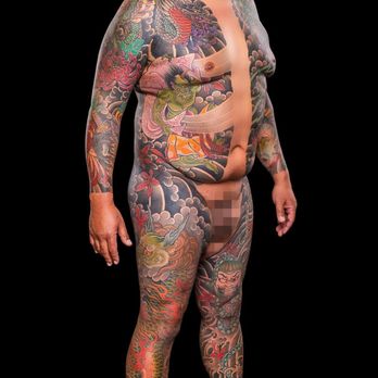 Electric Tiger Tattoo - Japanese bodysuit by Alessio - Tattoo Near Me - San Diego, California